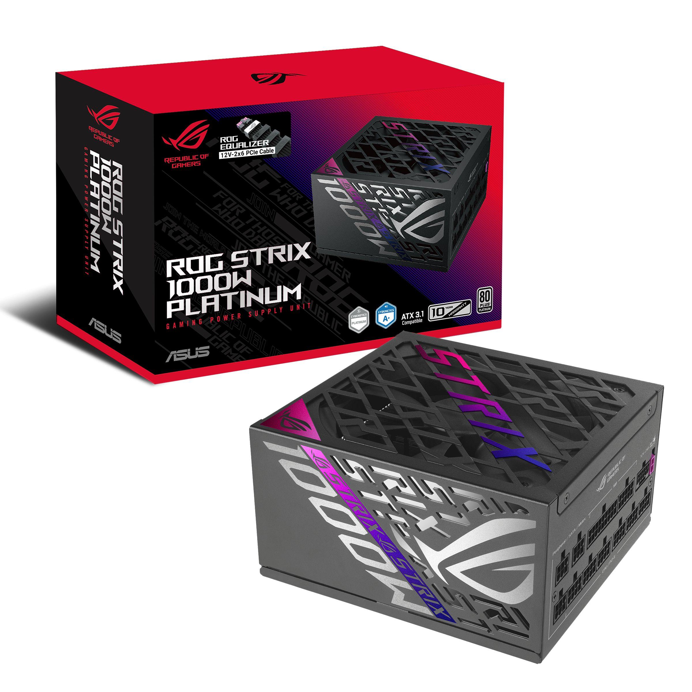 Fonte de Alimentação ASUS ROG-STRIX-1000P-GAMING-E (ATX - 1000 W - 80 Plus Platinum - Preto), miniatura 13