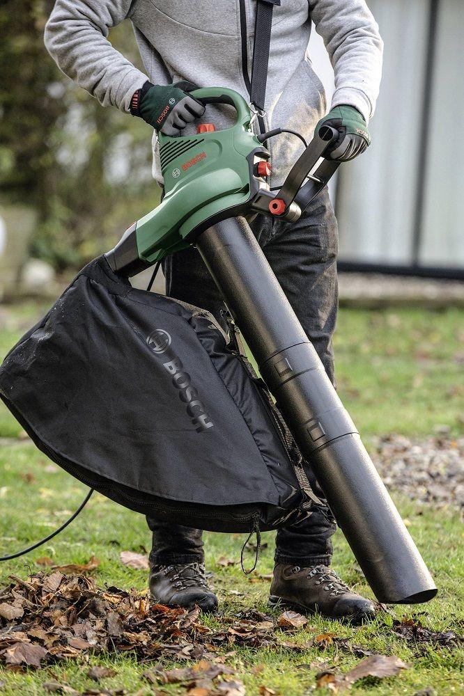 Aspirador, Soprador e Triturador de Jardim BOSCH UniversalGardenTidy 3000 (3000 W - AC - Preto e Verde), miniatura 3