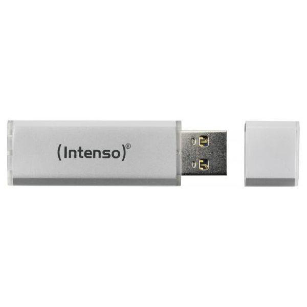 Pen USB INTENSO Alu Line (USB Type-A - USB 2.0 - Tampa - Prateado), miniatura 2