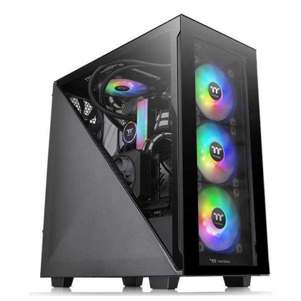 Caixa de Computador THERMALTAKE Divider 300 TG (ATX, Micro ATX, Mini-ITX - PS2 - Midi Tower - Preto) — miniatura 2