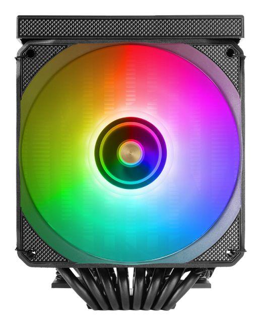 Dissipador de CPU MARS GAMING MCPU-LCDPRO (120 mm - 2 ventoinhas - 2300 RPM - Preto) — miniatura 2