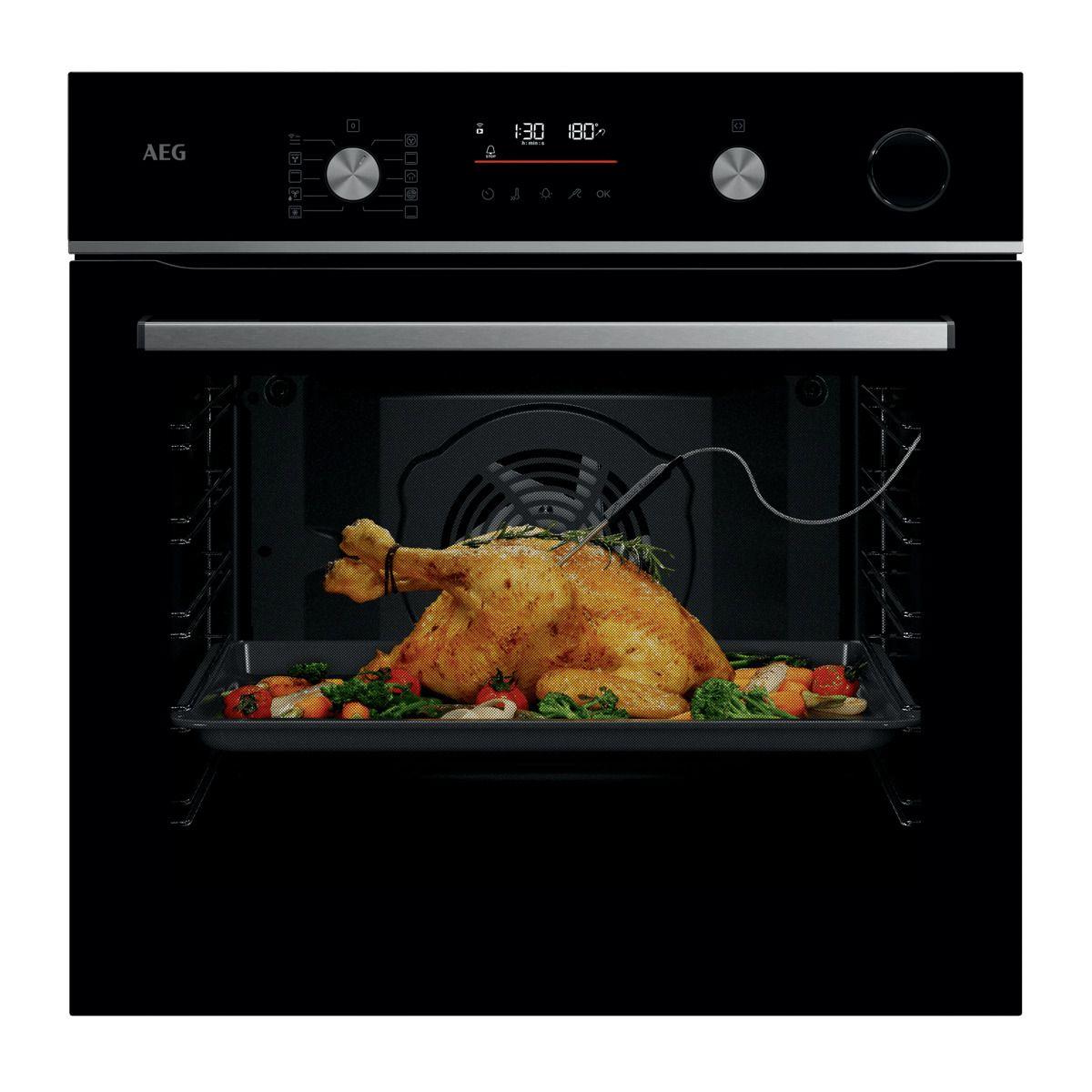 Forno de Encastre AEG OR6PB51WSB (Forno elétrico - 72 l - 30-300 °C - Preto)