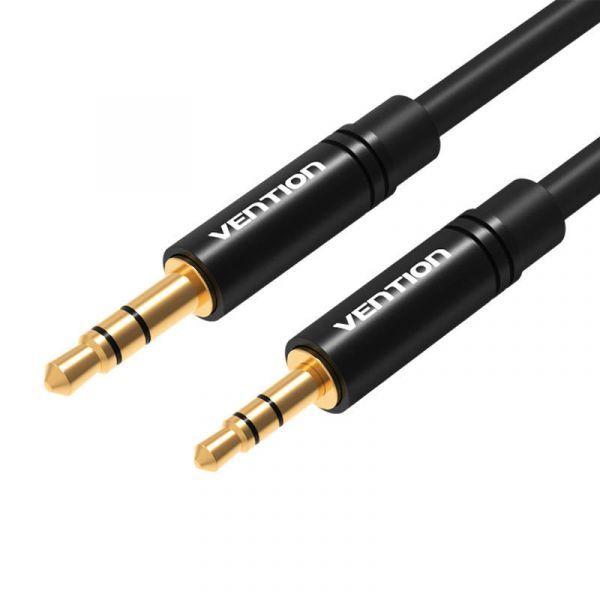 Cabo de Áudio VENTION BALBH (Jack 3,5 mm Macho para Jack 2,5 mm Macho - 2 m - Preto) — miniatura 2