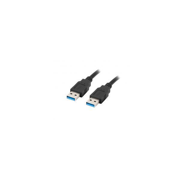 Cabo USB-A para USB-A LANBERG CA-USBA-30CU-0005-BK (0,5 m - Preto), miniatura 2
