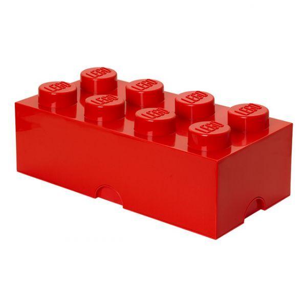 Caixa de Arrumação LEGO Storage Brick 8 (Polipropileno - Vermelho)