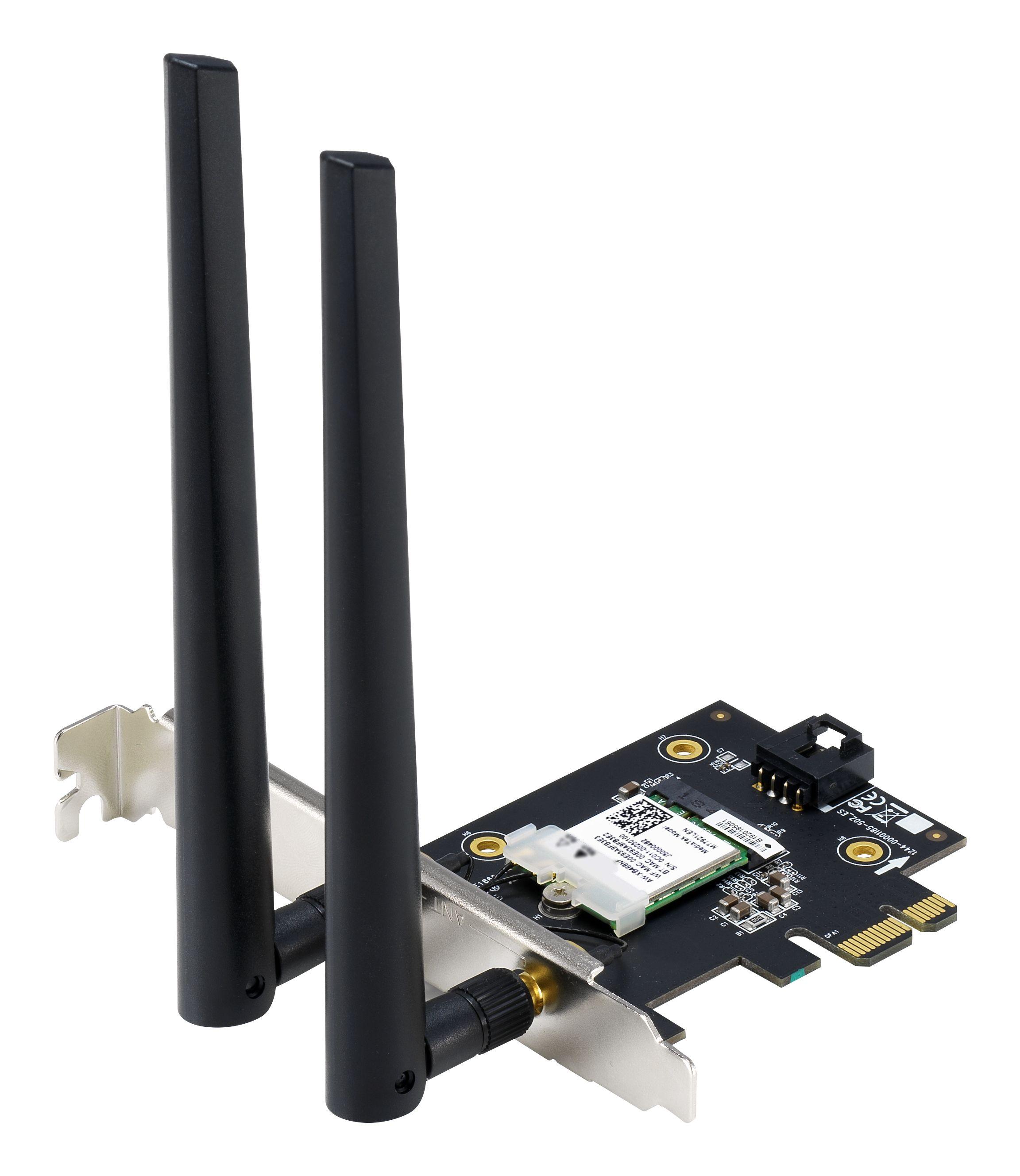 Placa de Rede PCIe ASUS PCE-AX1800 (Wi-Fi 6 - 1775 Mbit/s - Dual-band), miniatura 2