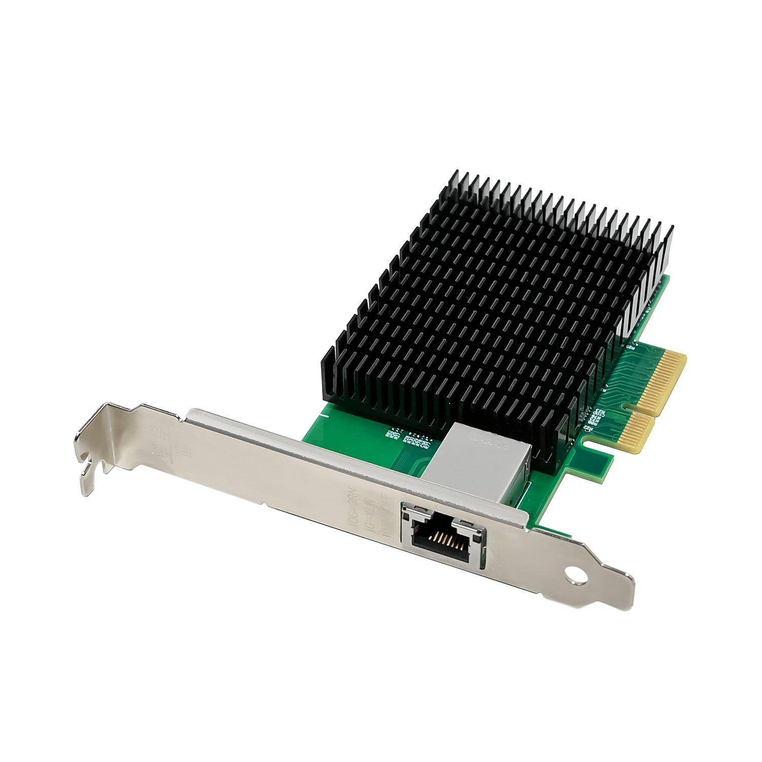 Placa de Rede PCIe LEVEL ONE GNC-0210 (1 x RJ-45 - PCI Express - 10000 Mbit/s - Verde)