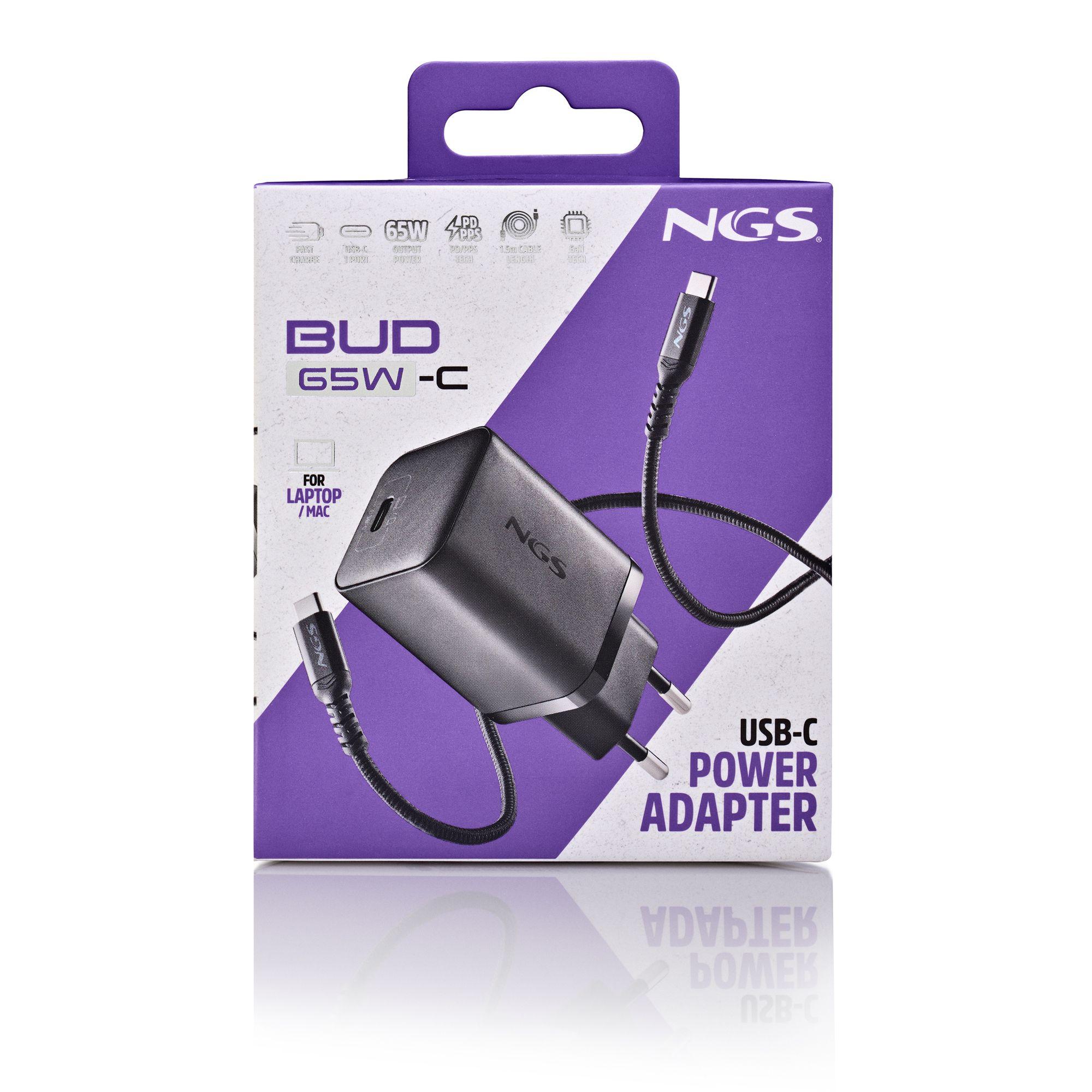 Carregador de Parede NGS Bud (65 W - Preto), miniatura 9