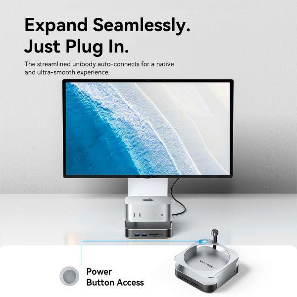 Docking Station VENTION THIHAG para Mac Mini (M.2) — miniatura 4