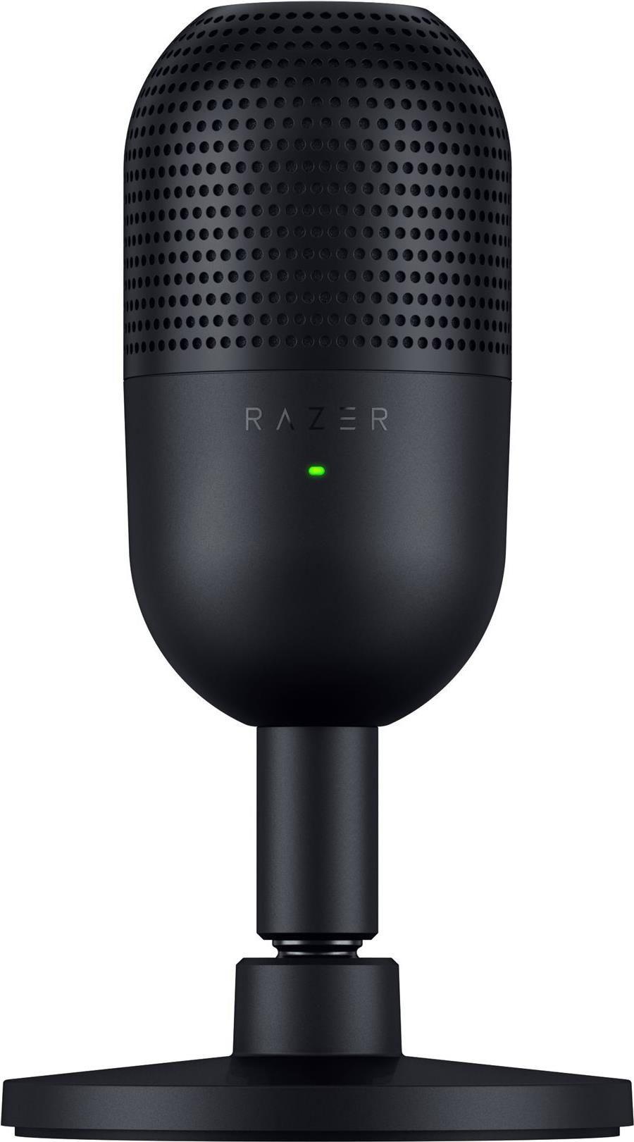 Microfone Gaming RAZER Seiren V3 Mini (Microfone de mesa - Com fios - USB - Preto)