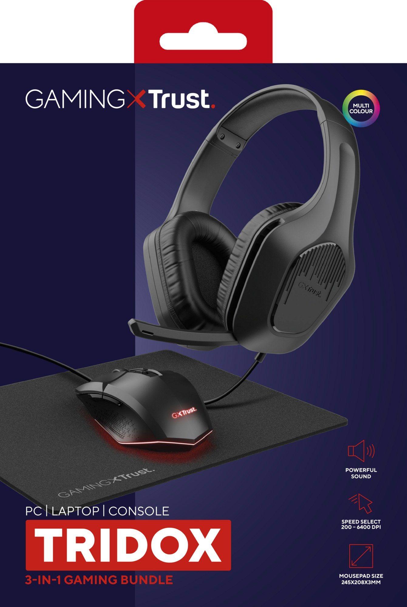 Conjunto Gaming 3 em 1 TRUST GXT 790 (3,5 mm e USB - Com fios - Windows 10, Windows 11 - Preto) — miniatura 9