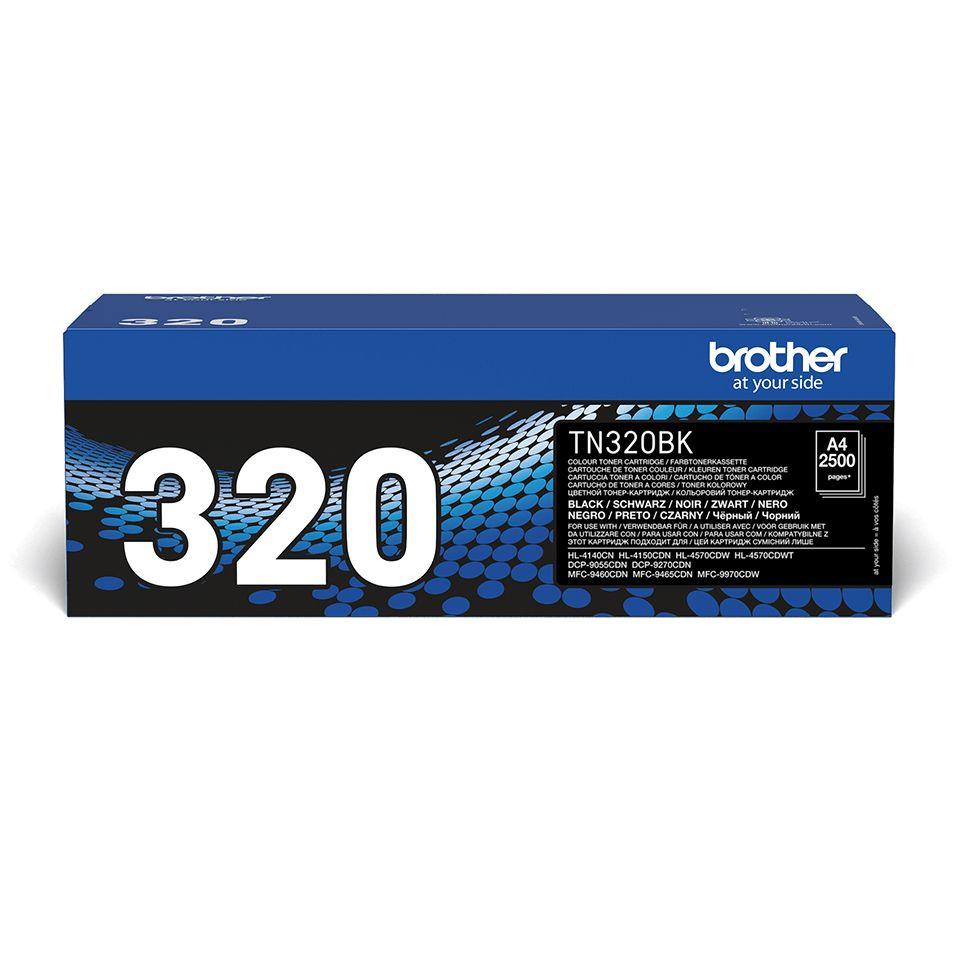 Toner BROTHER TN-320BK (2500 páginas - Preto)