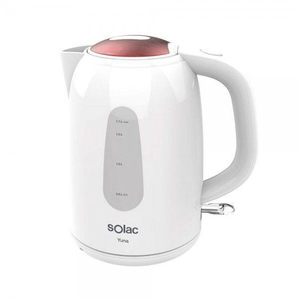 Chaleira Elétrica SOLAC KT5851 (2200 W - 1,7 L - Plástico - Vermelho e Branco), miniatura 2