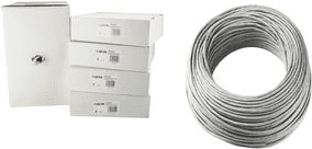 Cabo de Instalação de Rede LOGILINK CPV0038 (305 m - Cat6 - Branco)