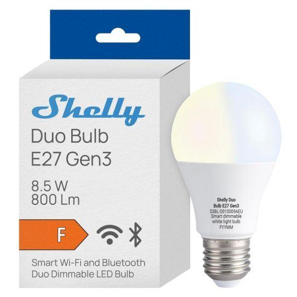 Lâmpada Inteligente SHELLY Duo Bulb E27 Gen3 (800 lm) — miniatura 2