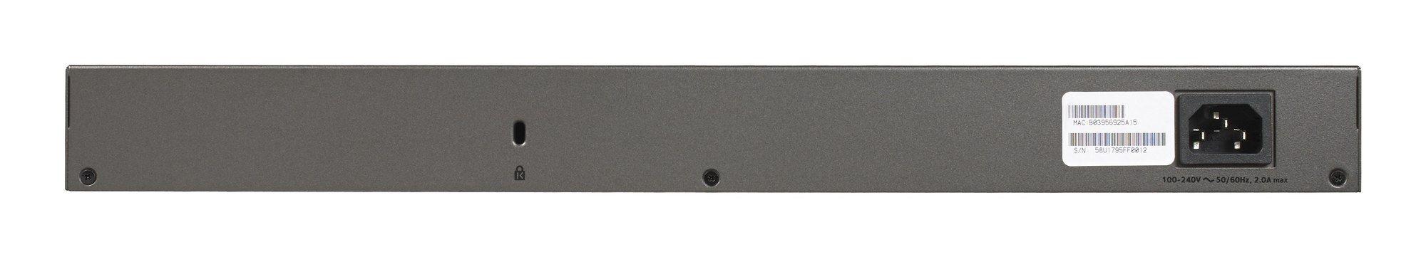Switch de Rede Gerido NETGEAR XS724EM-200EUS (10G Ethernet - 3 MB - 480 Gbit/s - Azul e Cinzento), miniatura 2