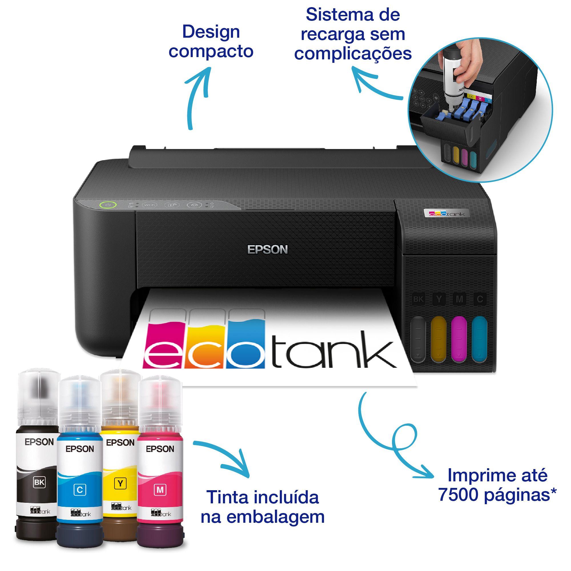 Impressora Jato de Tinta EPSON EcoTank ET-1810 (A4 - 100 folhas - USB, Wi-Fi, Wi-Fi Direct - Preto), miniatura 11