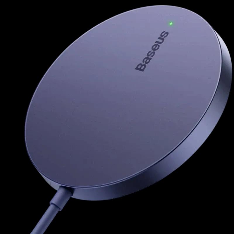 Carregador Sem Fios Magnético BASEUS Simple Mini 3 (15 W - Qi - Roxo)