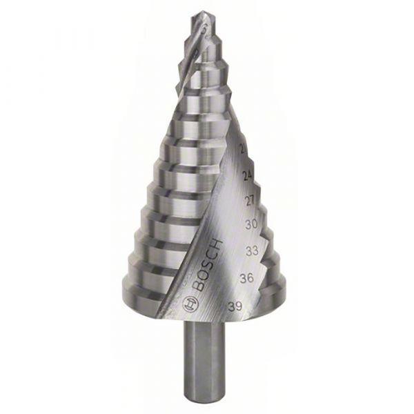 Broca Escalonada BOSCH Professional 2608597521 (HSS - 4-39 mm - 12 Escalões) — miniatura 2