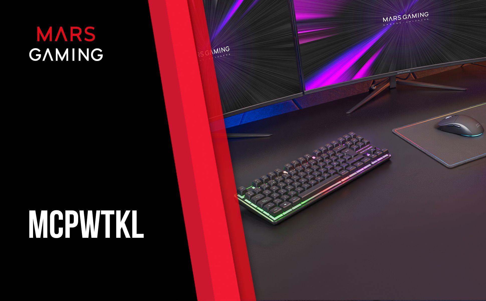 Conjunto Teclado e Rato Gaming MARS GAMING MCPWTKLES (Mão direita - Preto) — miniatura 10