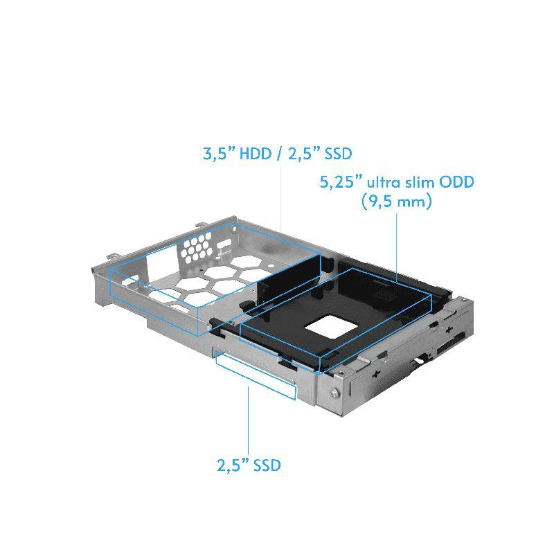 Caixa de Computador CHIEFTEC BE-10W-300 (Micro ATX, Mini-ITX - 300 W - Small Form Factor - Branco) — miniatura 8