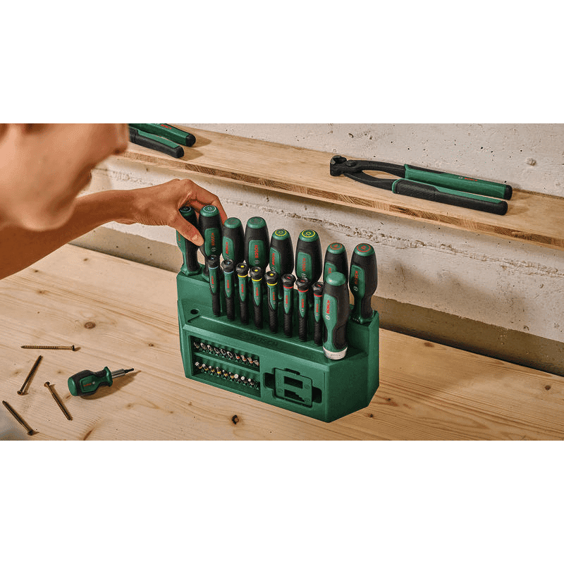 Jogo de Chaves de Fendas Misto BOSCH POWERTOOLS 1600A02Z9L (Verde/Preto), miniatura 4