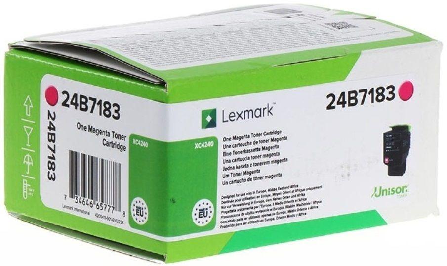 Toner LEXMARK 24B7183 (6000 páginas - Magenta) — miniatura 2