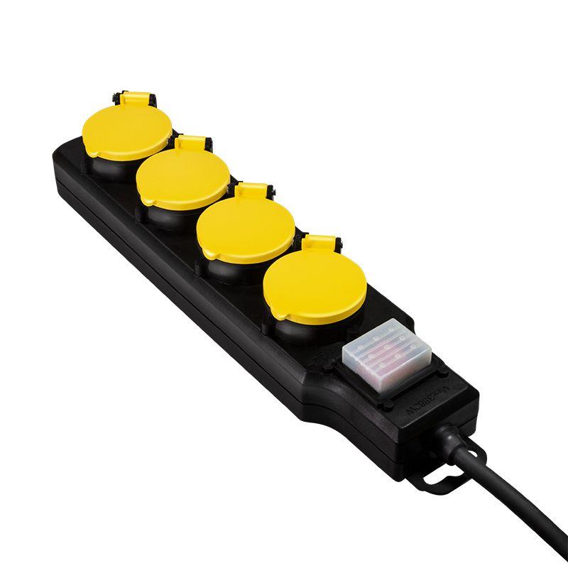Extensão Elétrica LOGILINK LPS254 (Preto e Amarelo), miniatura 3