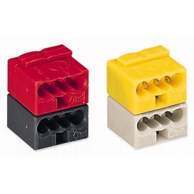 Conector Elétrico WAGO 243-212 (Cinzento e Amarelo)