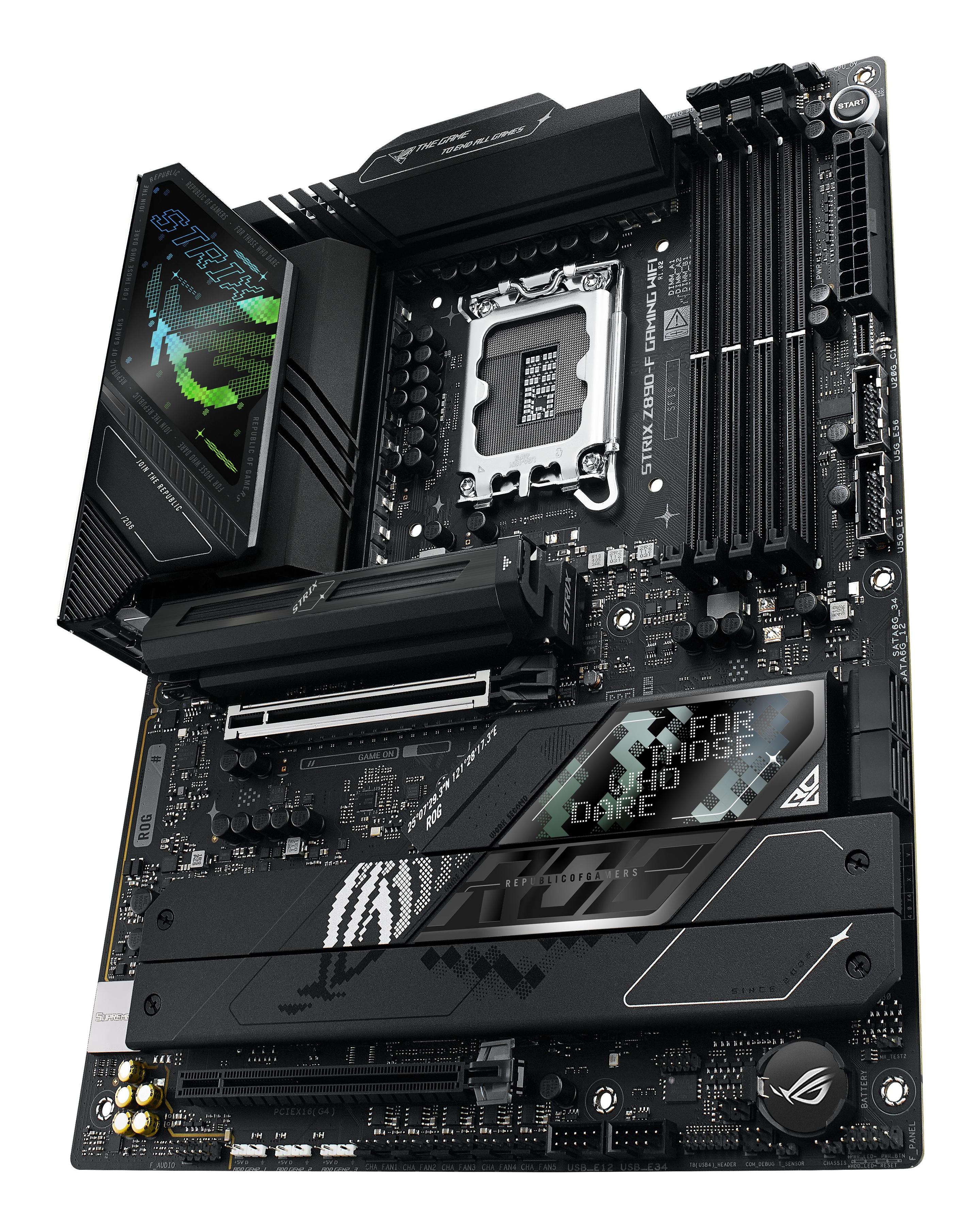 Motherboard ASUS ROG STRIX Z890-F GAMING WIFI (LGA 1851 (Socket V1) - Intel Core Ultra - ATX - Preto), miniatura 4