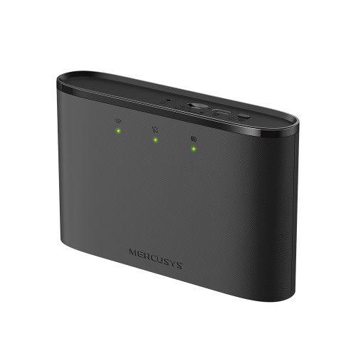 Router Portátil 4G MERCUSYS MT110 (Wi-Fi 4 - 150 Mbps - Single-band - Preto)
