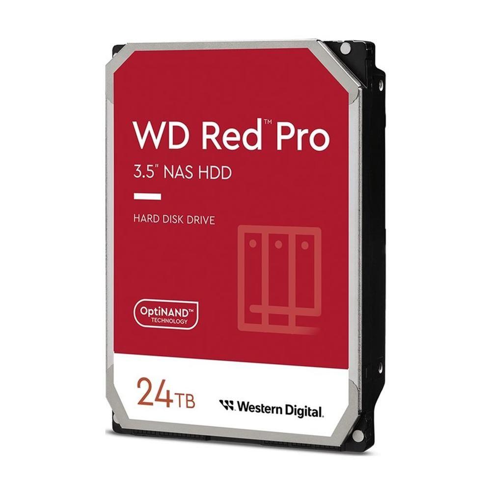 Disco Rígido Interno WESTERN DIGITAL Red Pro WD241KFGX (24 TB - 3,5" - SATA - Vermelho)