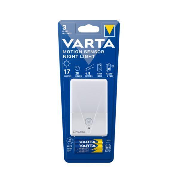 Luz de Presença com Sensor de Movimento VARTA Motion Sensor Night Light 16624 101 421 (POM, ABS - Branco) — miniatura 3