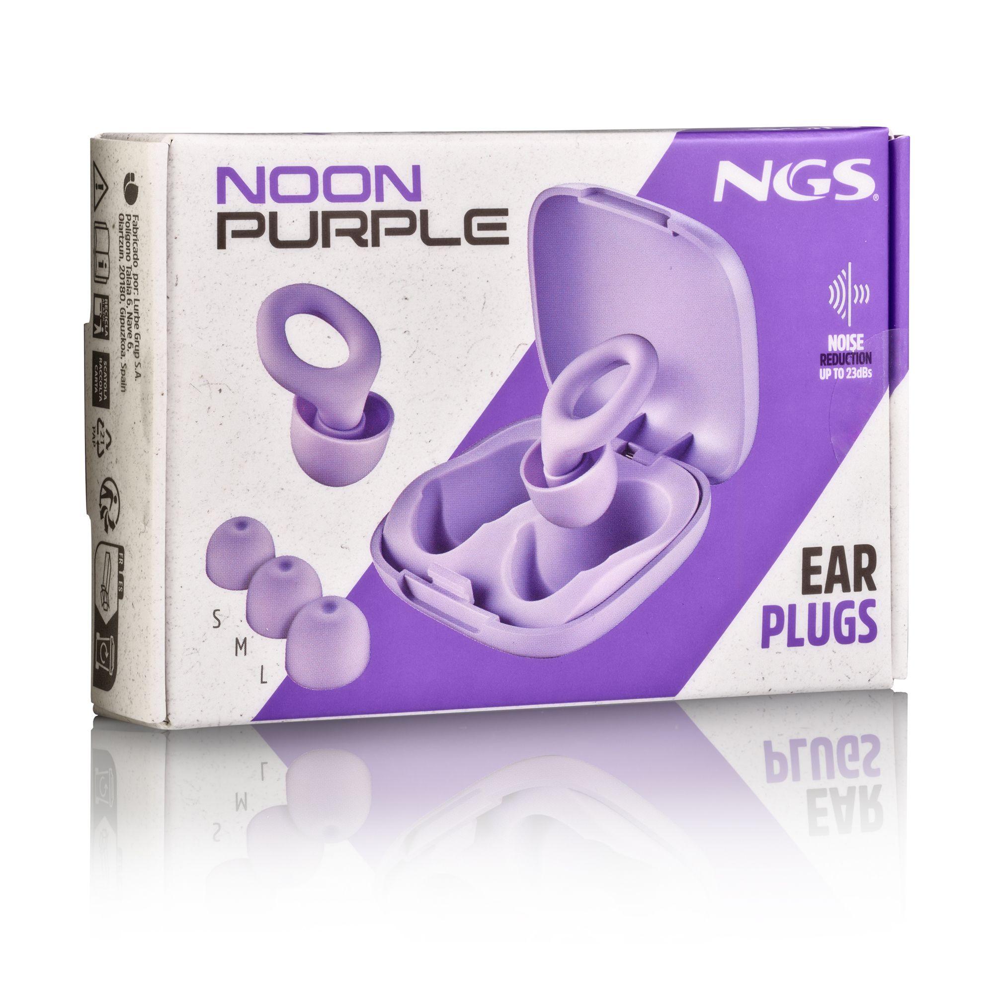 Tampões para Ouvidos NGS NOON PURPLE (Silicone - Roxo), miniatura 13