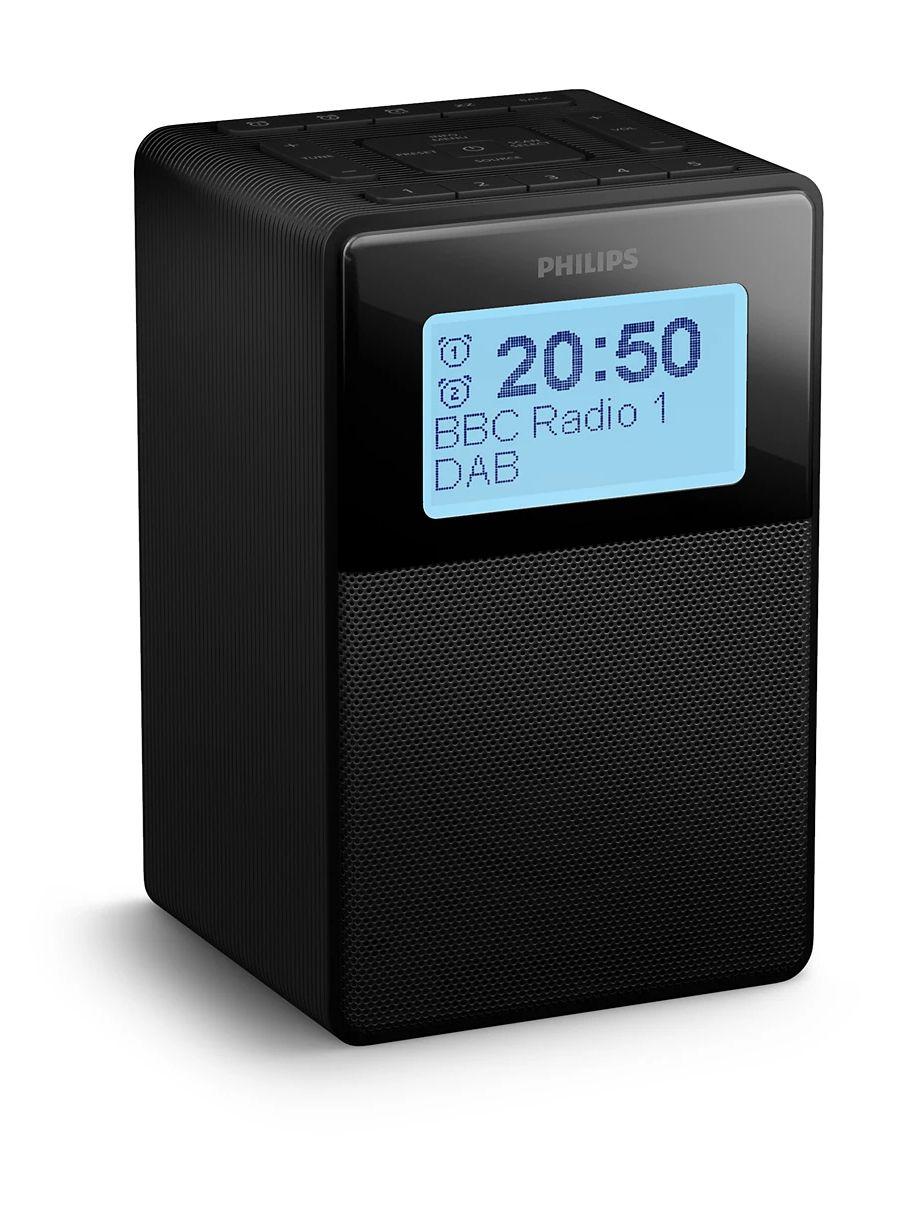 Rádio-Despertador PHILIPS TAR5100/10 (Preto), miniatura 3