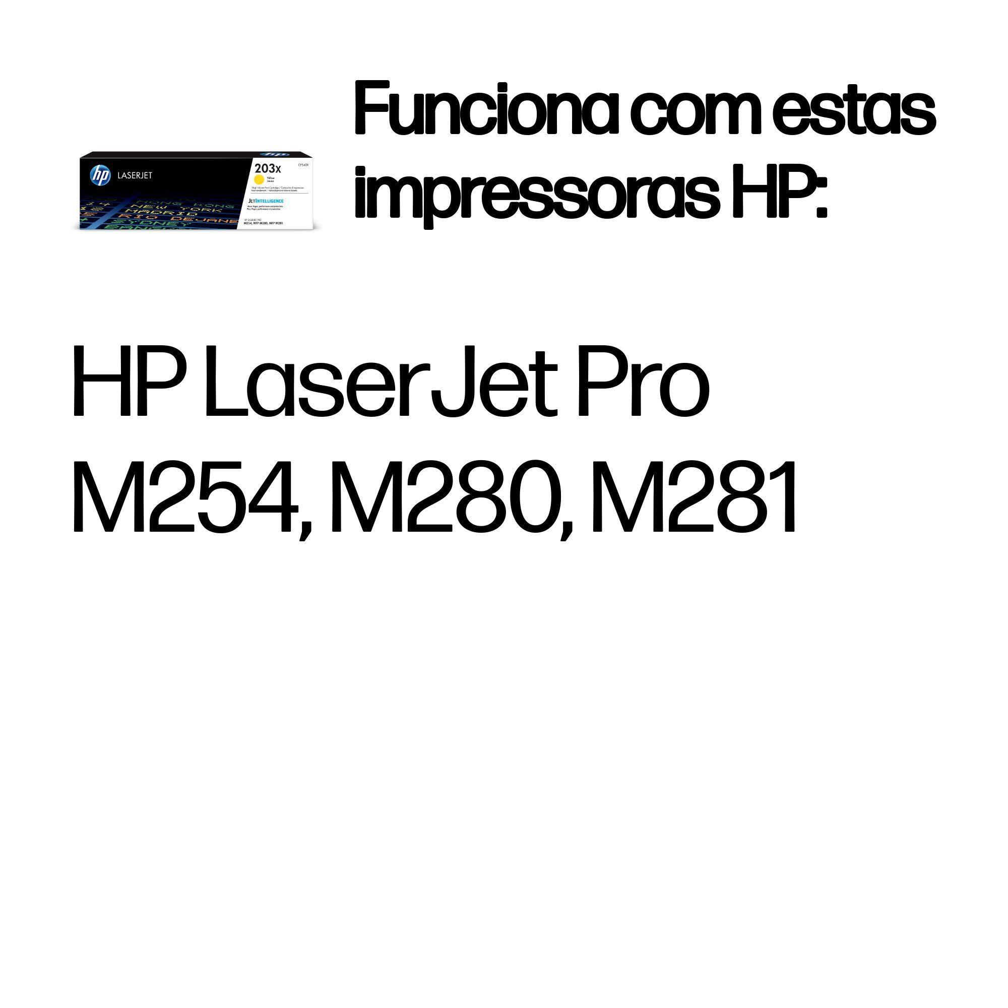 Toner Original HP 203X CF542X (2500 páginas - Amarelo) — miniatura 2