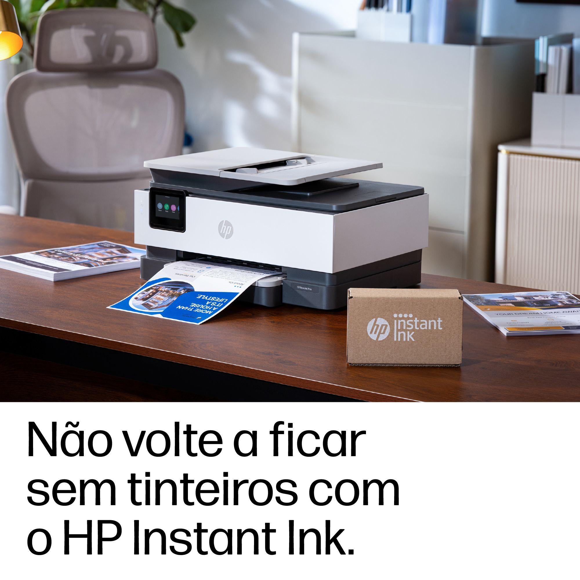 Impressora Multifunções Jato de Tinta HP OfficeJet Pro 8125e (A4 - Impressão a cores - 225 folhas - Azul) — miniatura 10