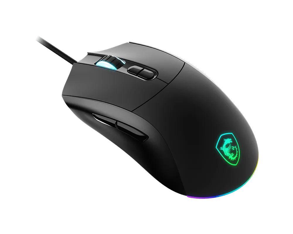 Rato MSI FORGE GM320 (Ambidestro - 12800 DPI - Ótico - Preto), miniatura 2