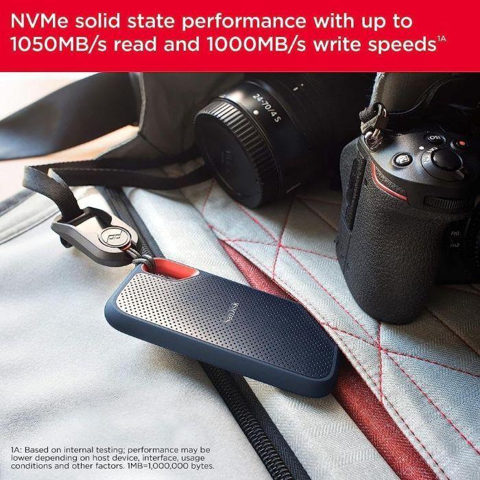SSD Externo SANDISK Extreme Portable V2 (4 TB - 2,5 polegadas - USB 3.2 Gen 2 - Preto e Laranja) — miniatura 3