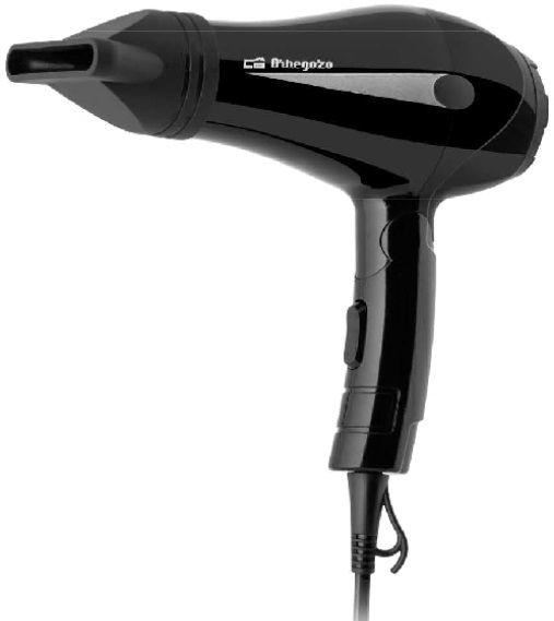 Secador de Cabelo ORBEGOZO SE 1160 (Preto), miniatura 2