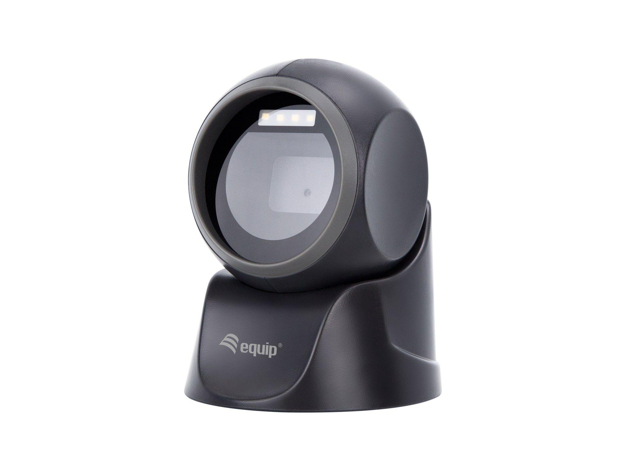 Leitor de Códigos de Barras de Mesa EQUIP 351027 (Com fios - USB - Preto)