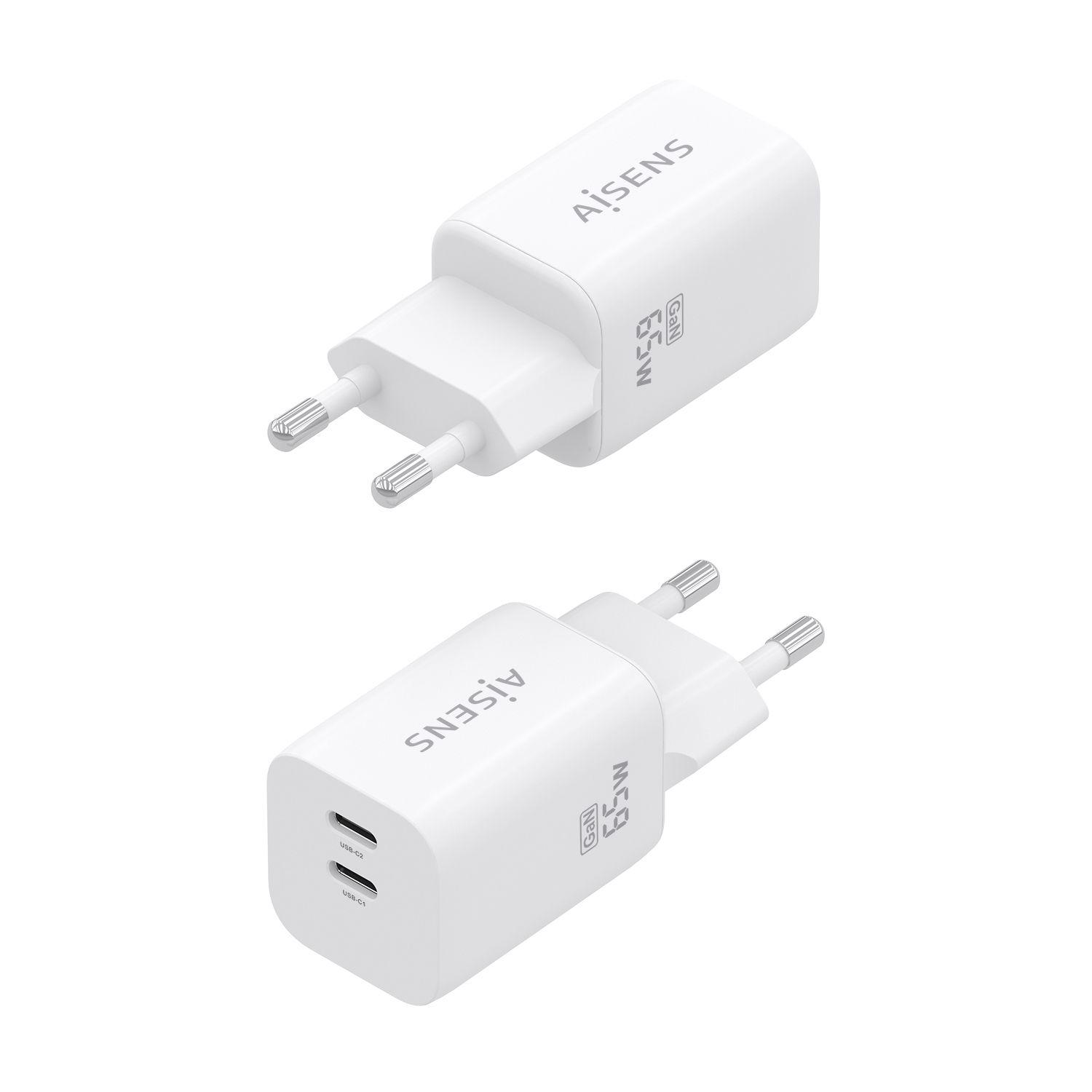 Carregador de Parede AISENS A110-1029 (65 W - Branco), miniatura 3