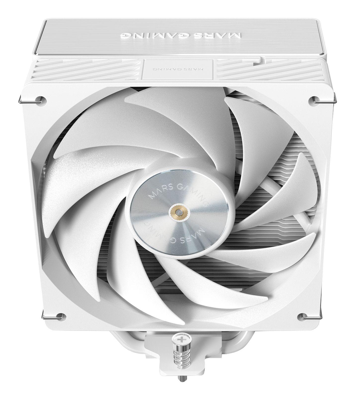 Cooler CPU MARS GAMING MCPU-X5 (120 mm - 1 ventoinha - 2000 RPM - Branco) — miniatura 2