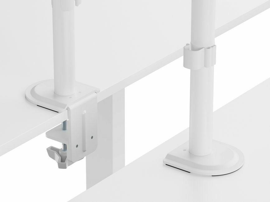 Suporte de Monitor de Secretária EQUIP 650167 (2 Monitores - 17" a 32" - Branco), miniatura 3