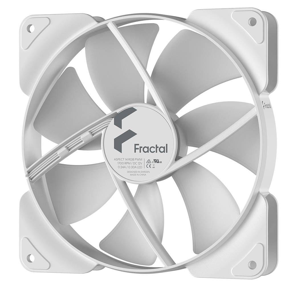 Ventoinha FRACTAL DESIGN Aspect 14 RGB PWM (LED RGB multicolor - 2,16 W - Branco) — miniatura 5