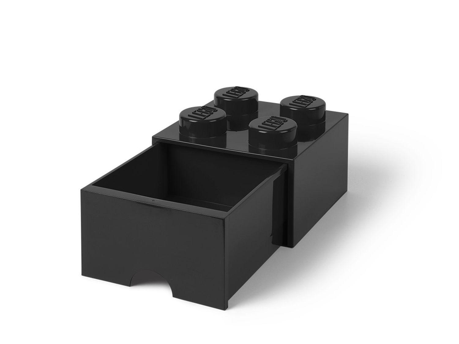 LEGO 5005711 Gear Gaveta de Tijolo Negra para Arrumação com 4 espigas
