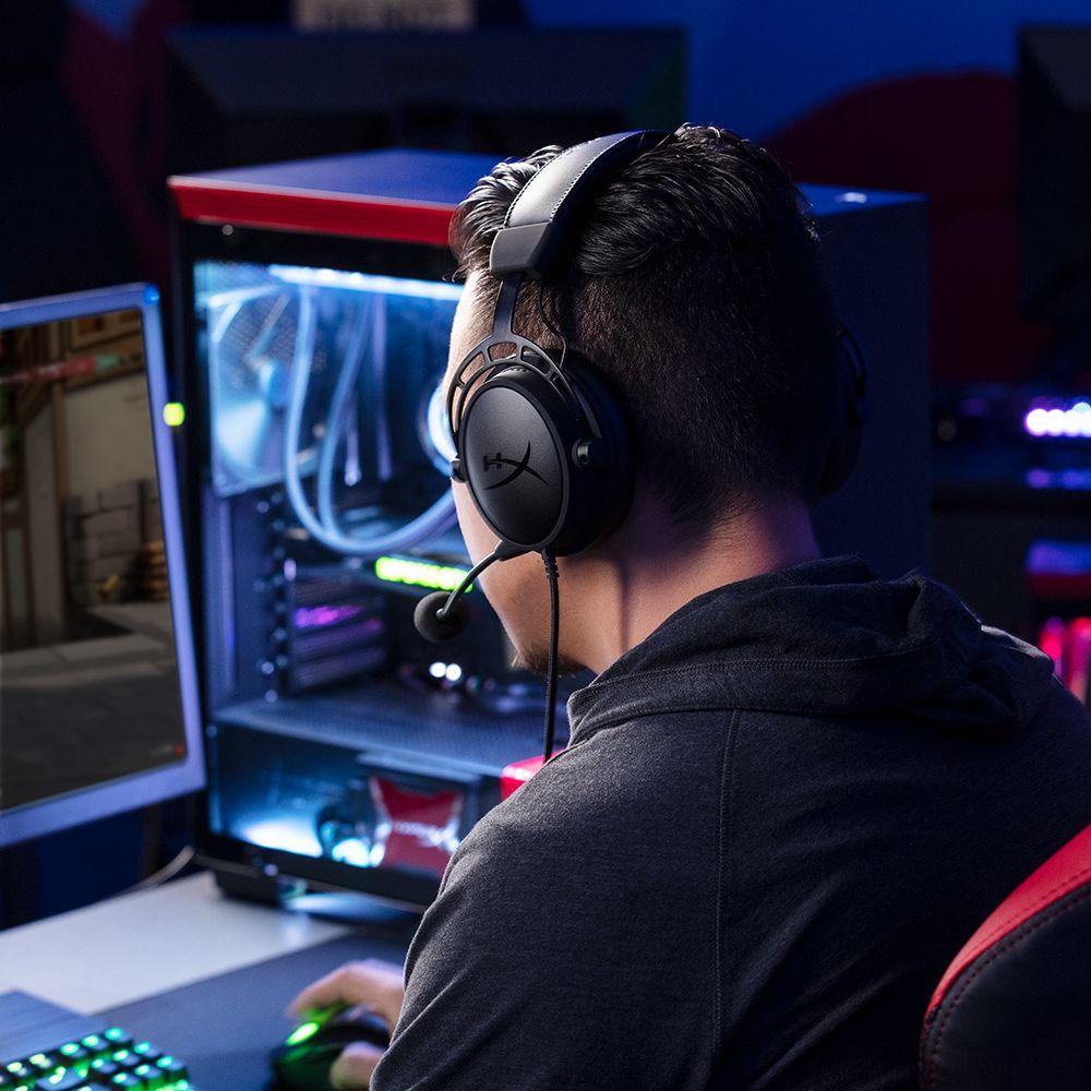 Headset Gaming HYPERX Cloud Alpha Pro (Binaural - Com fios - Circum-aural - Preto/Vermelho) — miniatura 6