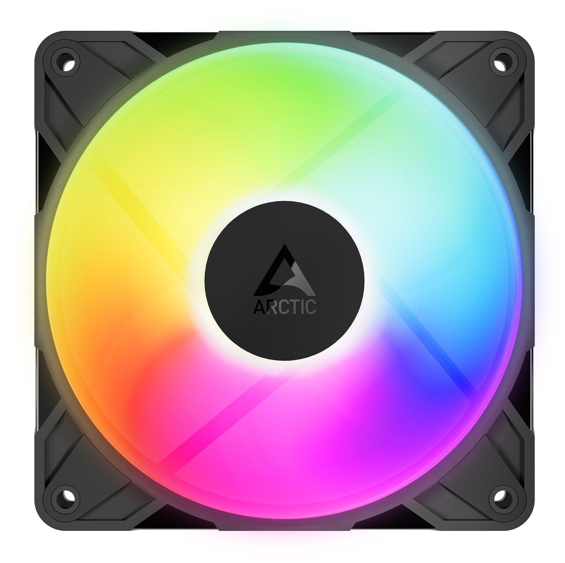 Conjunto de Ventoinhas para Caixa PC ARCTIC P12 Pro Reverse A-RGB (Preto) — miniatura 2