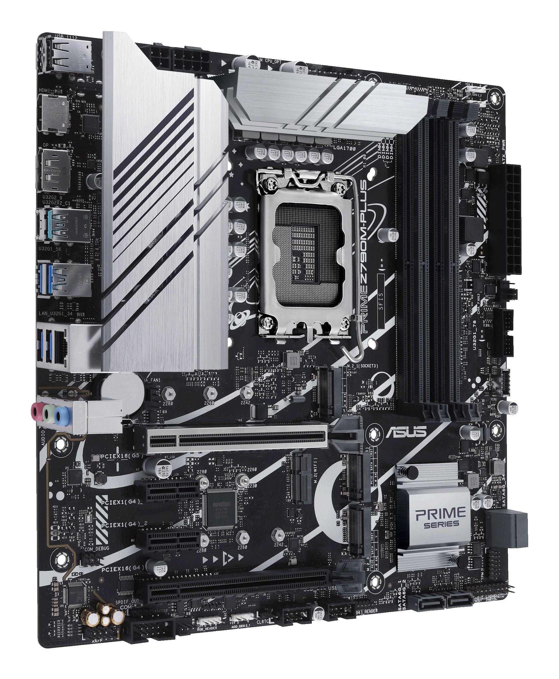 Motherboard ASUS PRIME Z790M-PLUS (LGA 1700 - micro-ATX - Duplo canal - Preto), miniatura 2