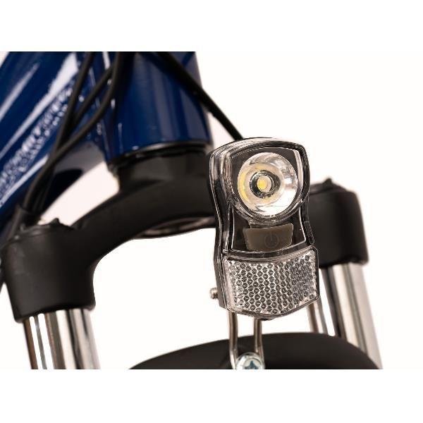 Bicicleta Elétrica NILOX X6 PLUS (250 W - 27,5" - Autonomia até 90 km - Preto/Azul) — miniatura 11